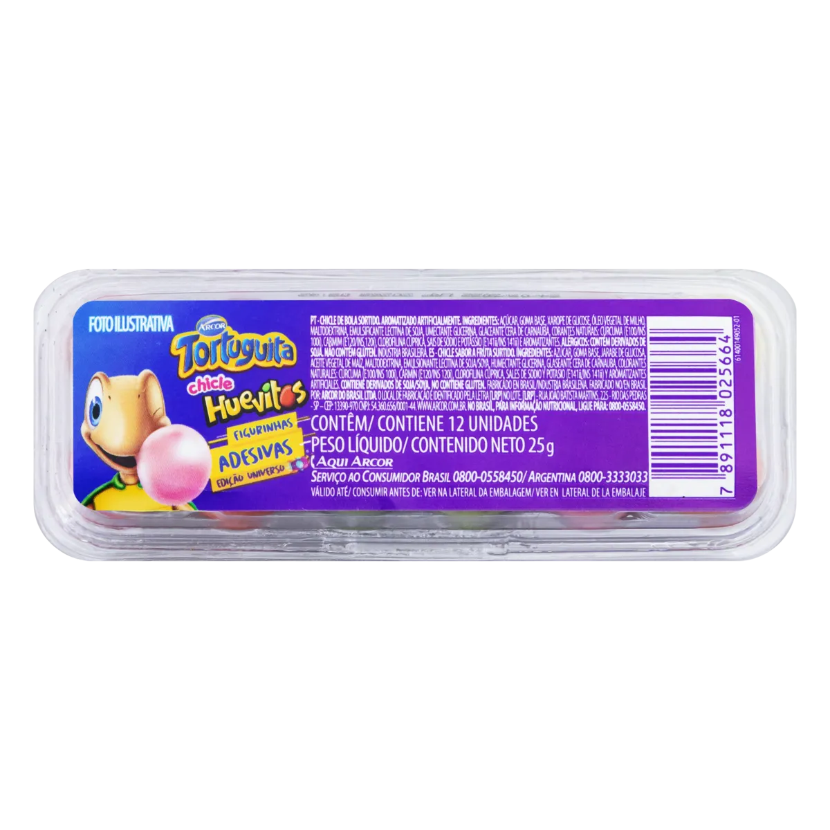 Chiclete Tortuguita Huevitos 25g