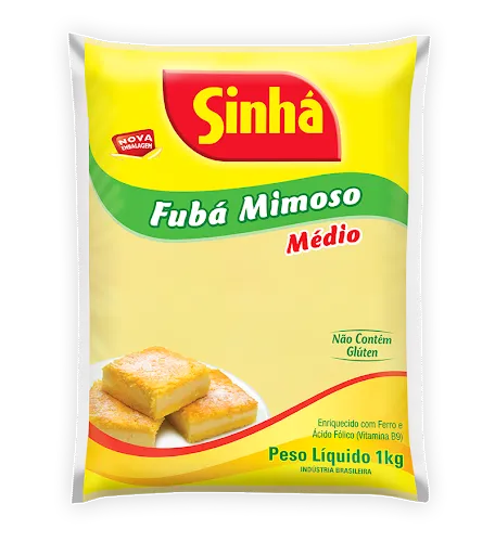 Fubá De Milho Mimoso Sinhá Média 1kg