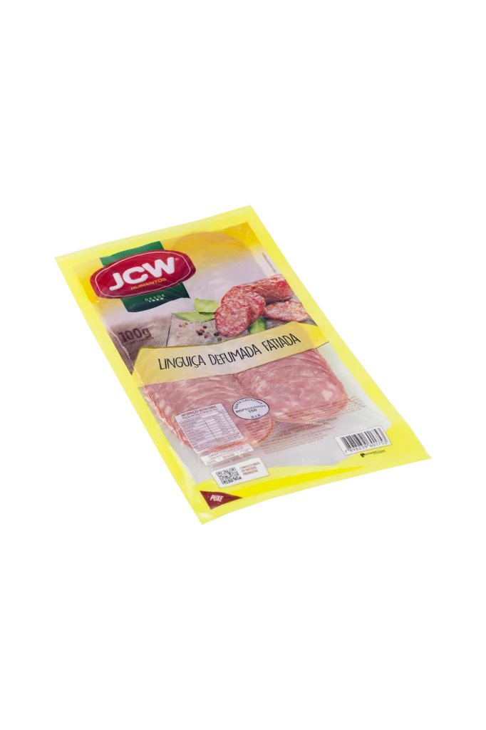 Linguiça Defumada Fatiada Jcw 100g