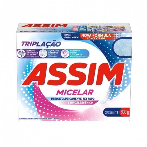 Sabão Em Pó Assim Floral 800g 